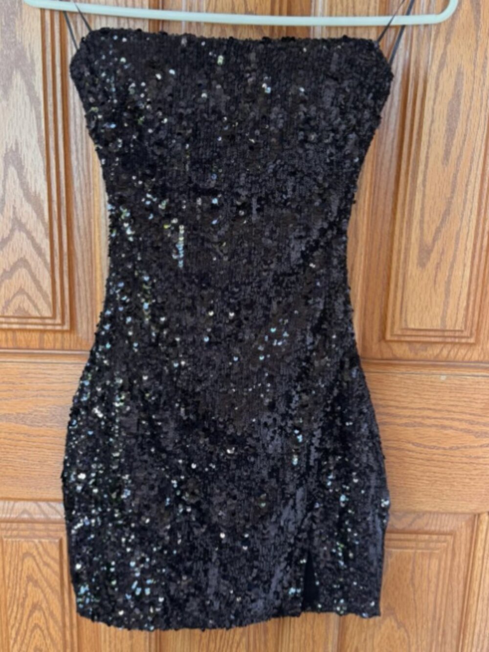 Black Sequence Dress